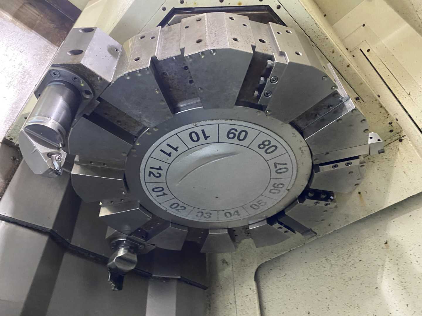 Mazak Megaturn Nexus 900 CNC Vertical Turning Center Mazatrol Matrix Nexus, 24,084 Hours, 2013, 36" Chuck, 39.37" Swing, 36.22" Turn Dia, 31.50" Turn Height, 12-Station Turret