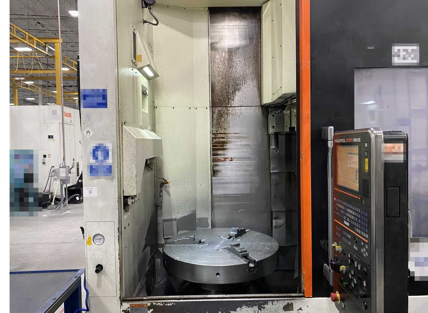 Mazak Megaturn Nexus 900 CNC Vertical Turning Center Mazatrol Matrix Nexus, 24,084 Hours, 2013, 36" Chuck, 39.37" Swing, 36.22" Turn Dia, 31.50" Turn Height, 12-Station Turret