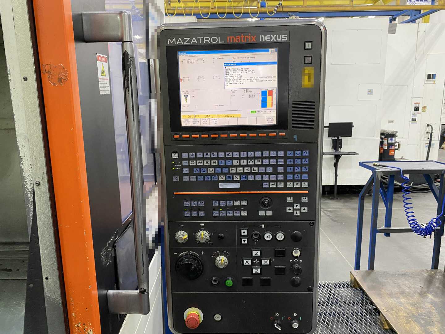 Mazak Megaturn Nexus 900 CNC Vertical Turning Center Mazatrol Matrix Nexus, 24,084 Hours, 2013, 36" Chuck, 39.37" Swing, 36.22" Turn Dia, 31.50" Turn Height, 12-Station Turret