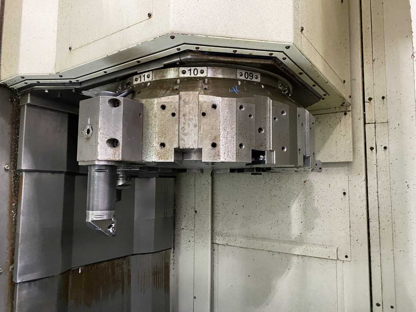 Mazak Megaturn Nexus 900 CNC Vertical Turning Center Mazatrol Matrix Nexus, 24,084 Hours, 2013, 36" Chuck, 39.37" Swing, 36.22" Turn Dia, 31.50" Turn Height, 12-Station Turret