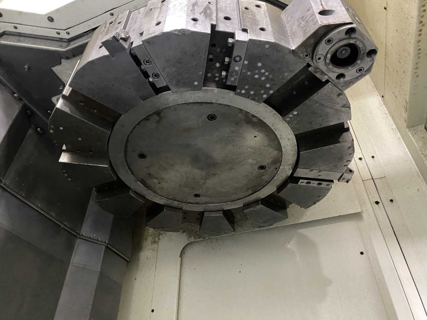 Mazak Megaturn Nexus 900 CNC Vertical Turning Center Mazatrol Matrix Nexus, 15,871 Hours, 2013, 36" Chuck, 39.37" Swing, 36.22" Turn Dia, 31.50" Turn Height, 12-Station Turret