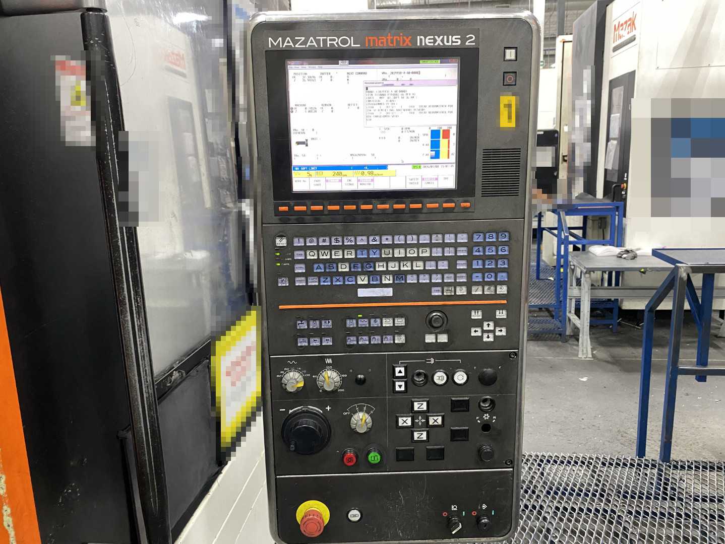 Mazak Megaturn Nexus 900 CNC Vertical Turning Center Mazatrol Matrix Nexus, 15,871 Hours, 2013, 36" Chuck, 39.37" Swing, 36.22" Turn Dia, 31.50" Turn Height, 12-Station Turret