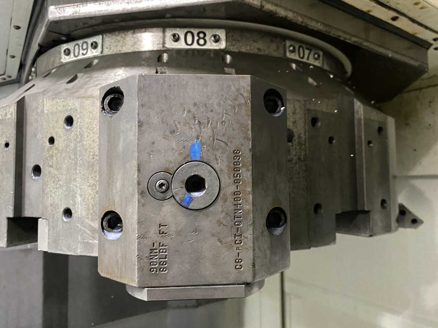 Mazak Megaturn Nexus 900 CNC Vertical Turning Center Mazatrol Matrix Nexus, 15,871 Hours, 2013, 36" Chuck, 39.37" Swing, 36.22" Turn Dia, 31.50" Turn Height, 12-Station Turret