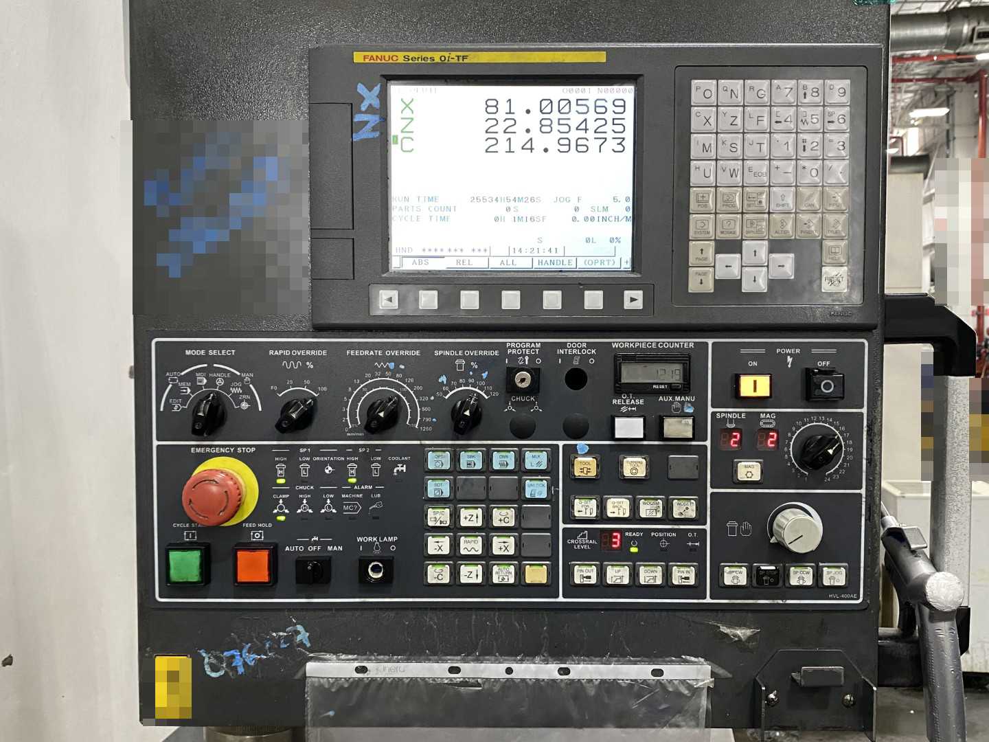 Honor Seiki VL-160CM 2015 CNC VTL Vertical Turning Center, Fanuc 0i-TF, C-Axis, Live Tooling, 78.7" Swing, 63" Table, 16-ATC, 19,759 Hours