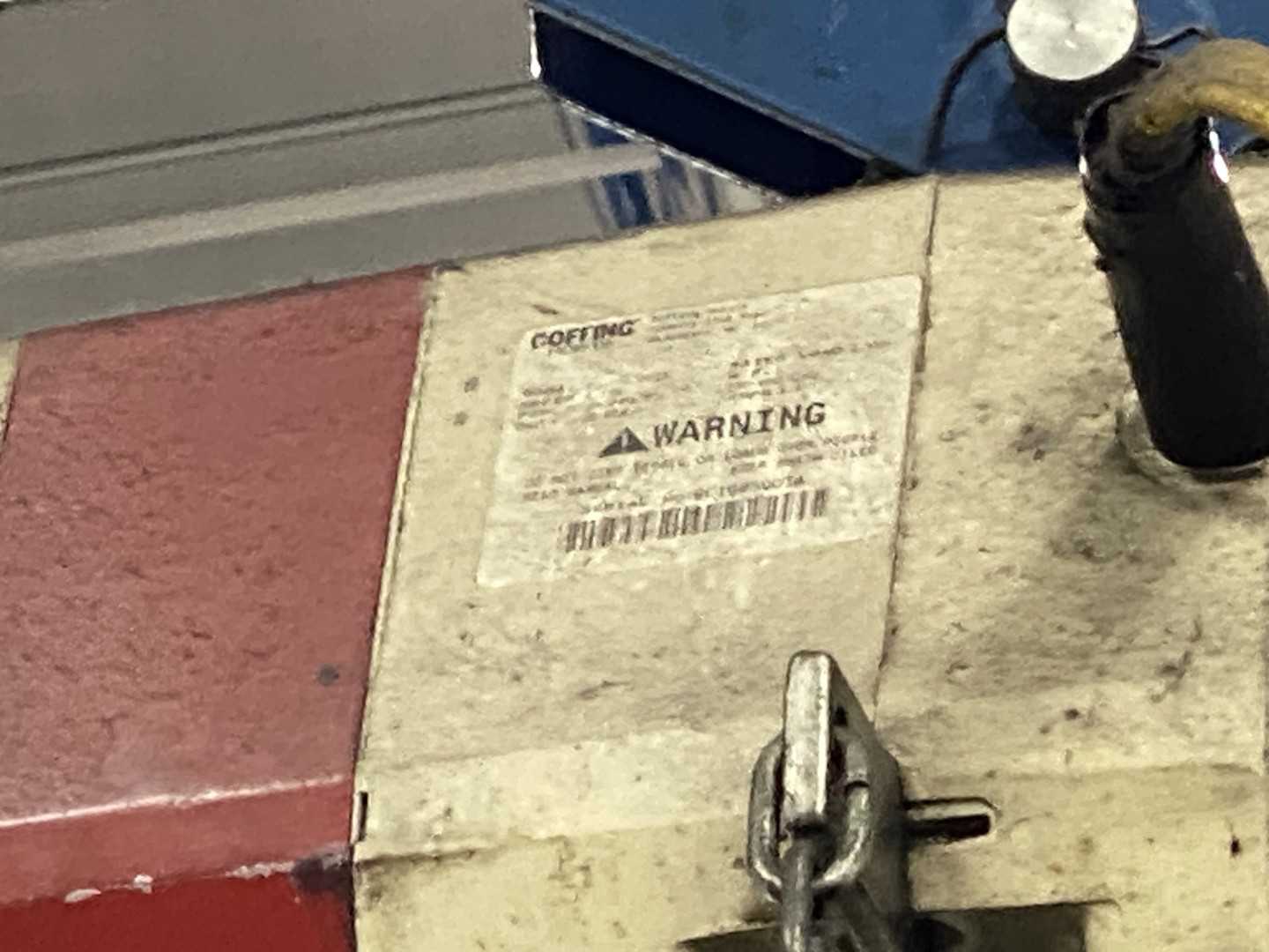 Gorbel Freestanding Workstation Bridge 2000 Lbs. Max Capacity 14' x 39' x 10' TS w/ Coffing 1Ton Hoist. 460V, 3-Phase, 1 HP