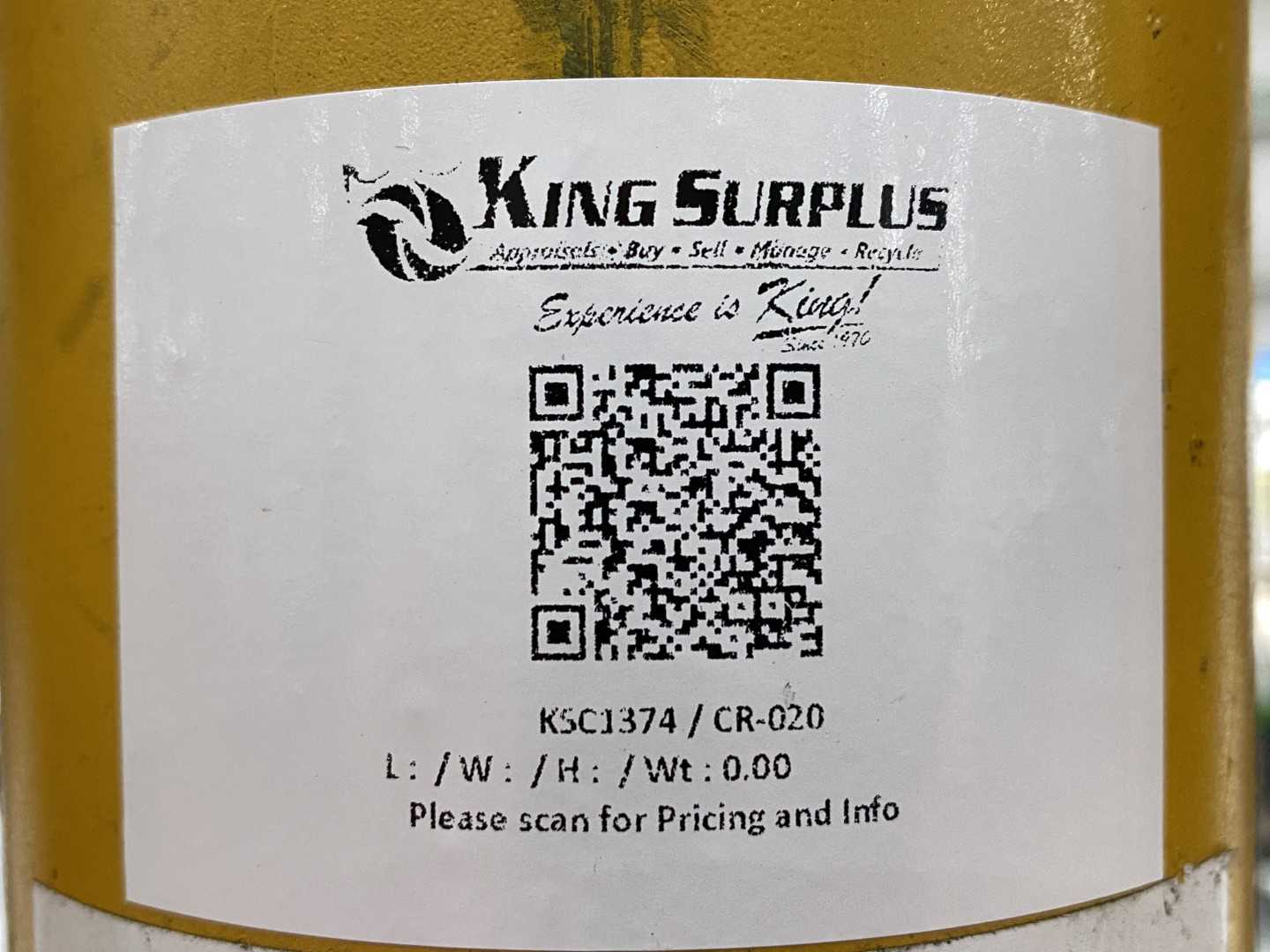 Caldwell Krane-King Gantry Crane 1000 Lbs. Max Capacity 22' x 23' x 10' TS w/ Harrington NER005LO 1Ton Hoist. 460V, 3-Phase, 3/4 HP