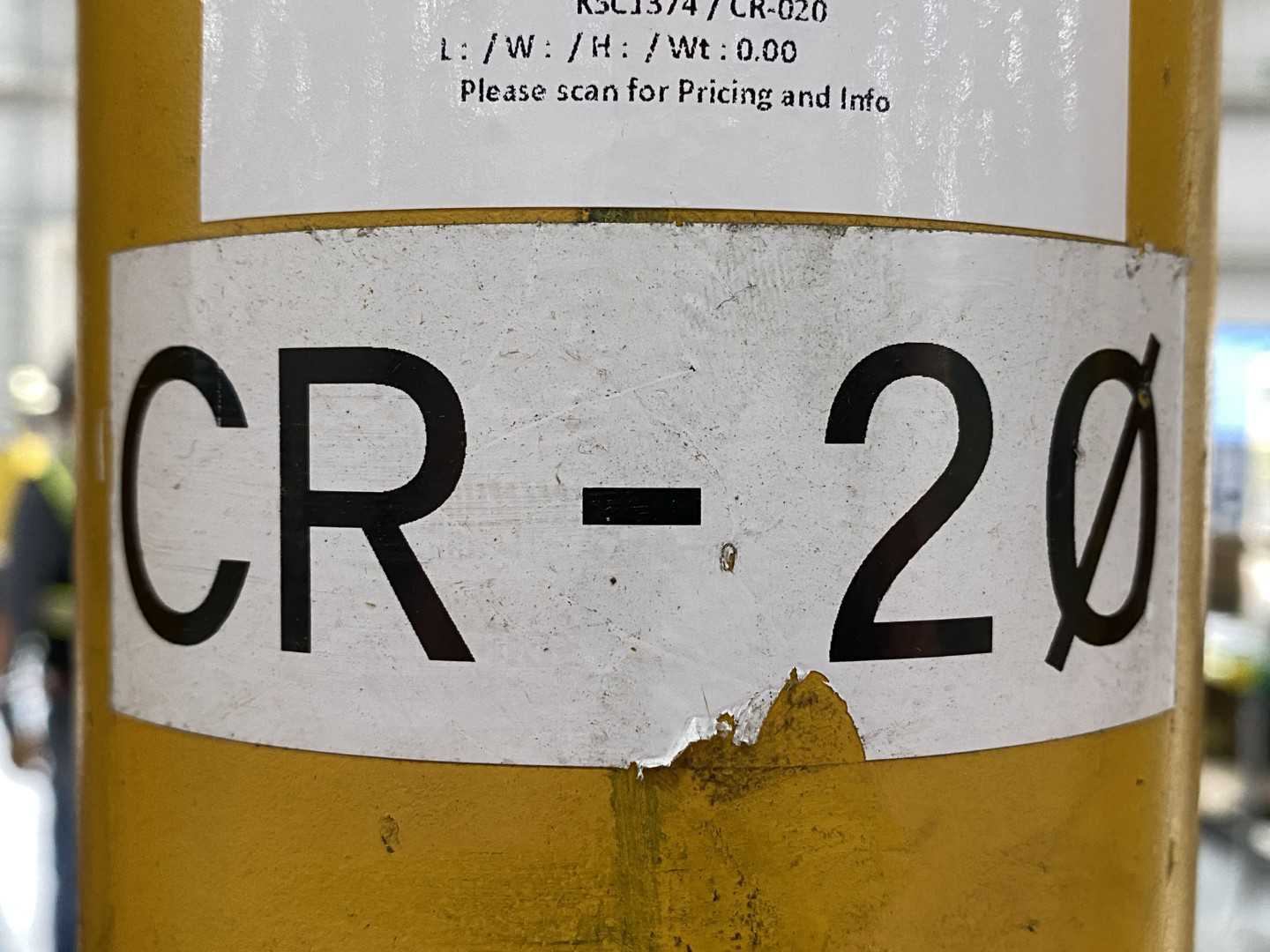 Caldwell Krane-King Gantry Crane 1000 Lbs. Max Capacity 22' x 23' x 10' TS w/ Harrington NER005LO 1Ton Hoist. 460V, 3-Phase, 3/4 HP