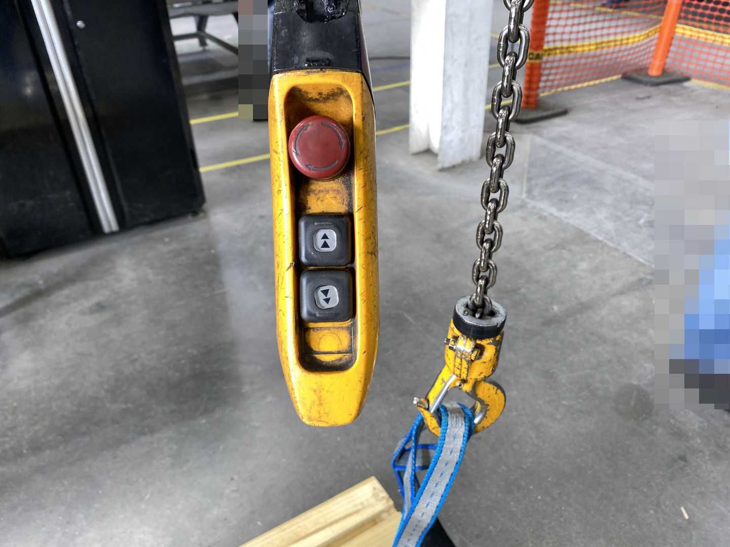 Caldwell Krane-King Gantry Crane 1000 Lbs. Max Capacity 22' x 23' x 10' TS w/ Harrington NER005LO 1Ton Hoist. 460V, 3-Phase, 3/4 HP