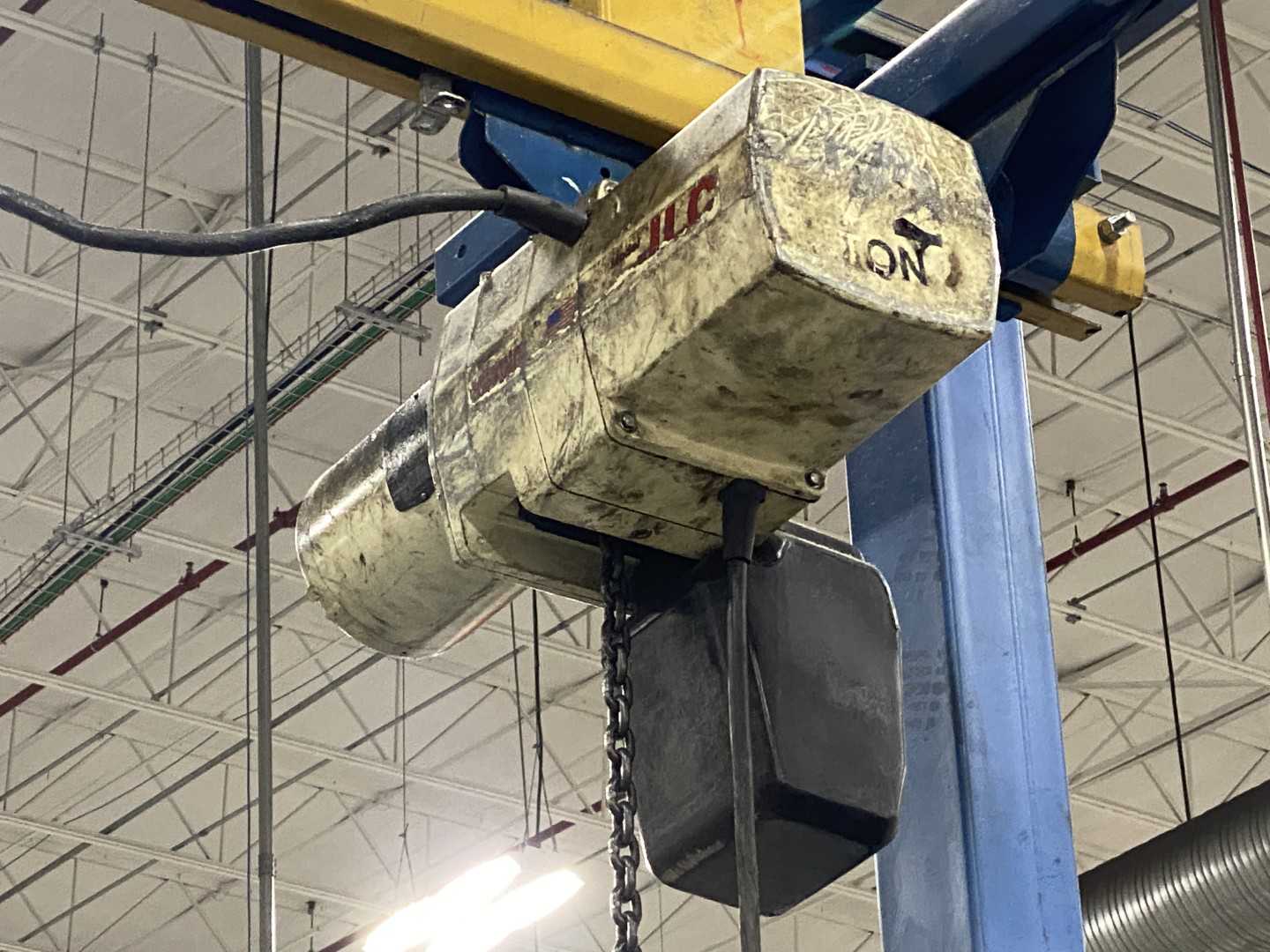 Gorbel Freestanding Workstation Bridge 1000 Lbs. Max Capacity 17' x 23' x 13' TS w/ Coffing JLC10163LCX 1/2Ton Hoist. 460V, 3-Phase, 1/2 HP