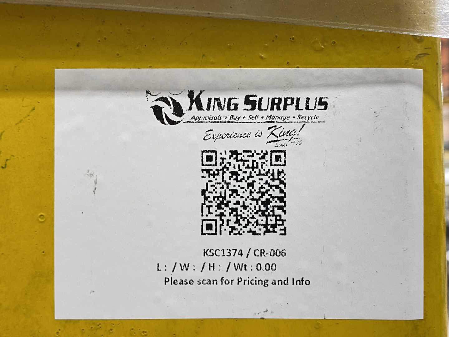 Transtation Freestanding Workstation Bridge 1000 Lbs. Max Capacity 24' x 54' x 17' TS w/ (2) CM Lodestar 1/2Ton Hoists. 460V, 3-Phase, 1/2 HP