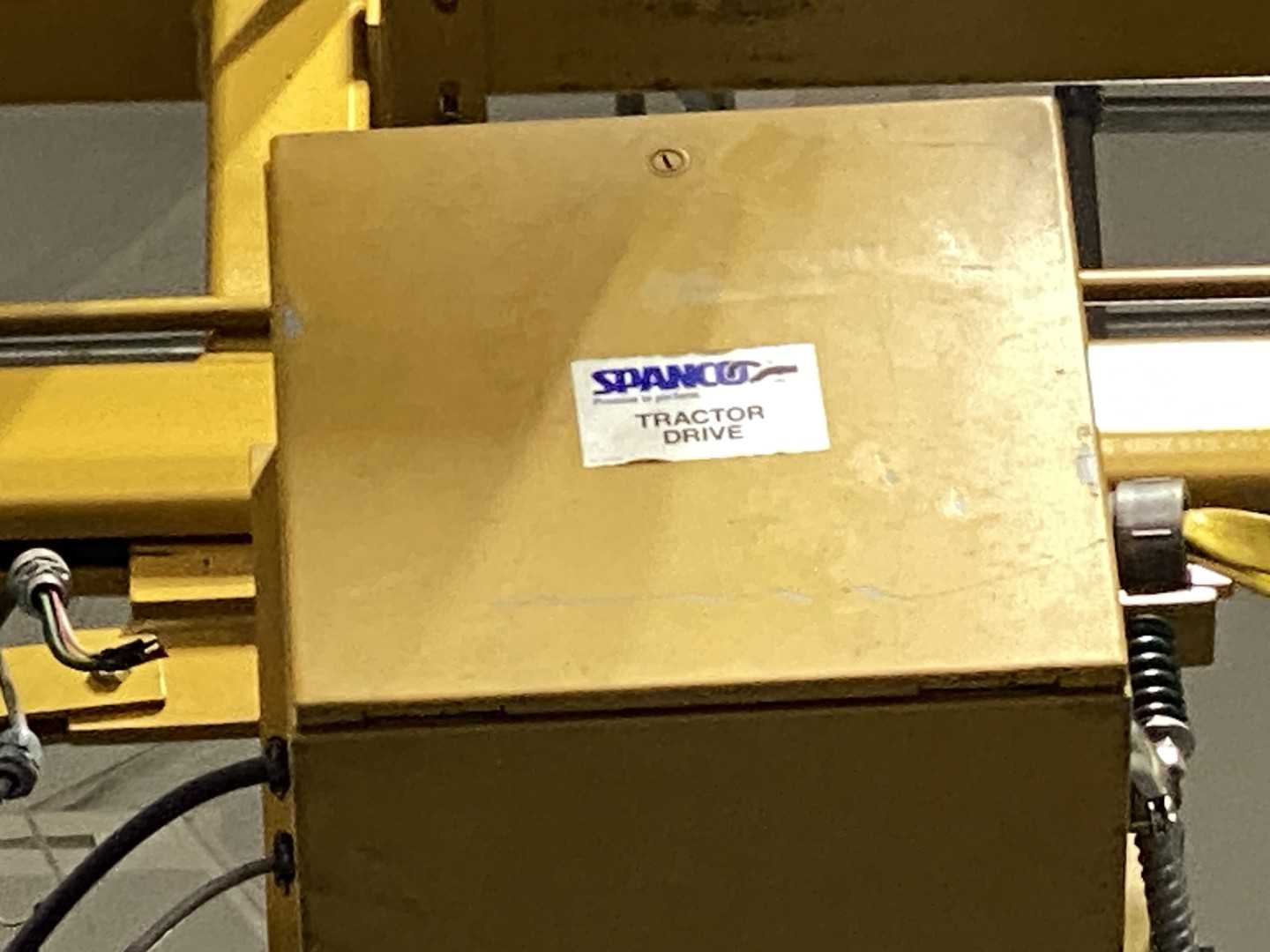 Spanco Freestanding Workstation Bridge 2000 Lbs. Max Capacity 24' x 40' x 12' TS w/ Vicinay ABK201-2004D 1Ton Hoist. 460V, 3-Phase, 1-1/4 HP