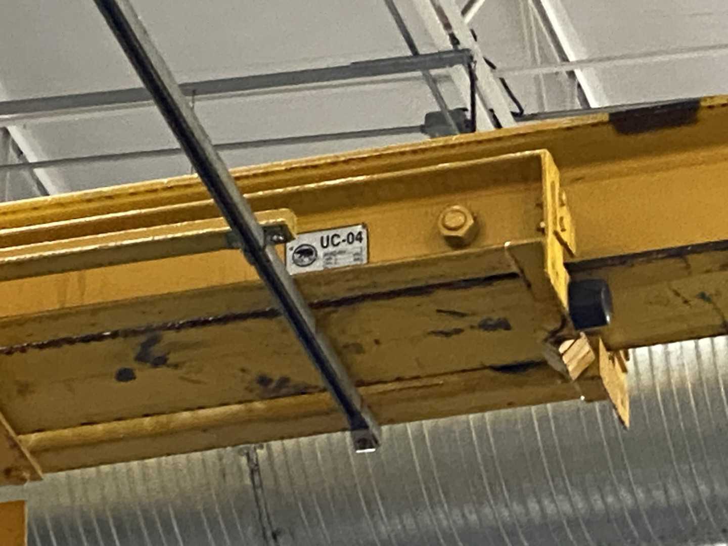 MBI Freestanding Workstation Bridge 2000 Lbs. Max Capacity 36' x 40' x 18' TS w/ CM Lodestar L 1Ton Hoists 460V, 3-Phase