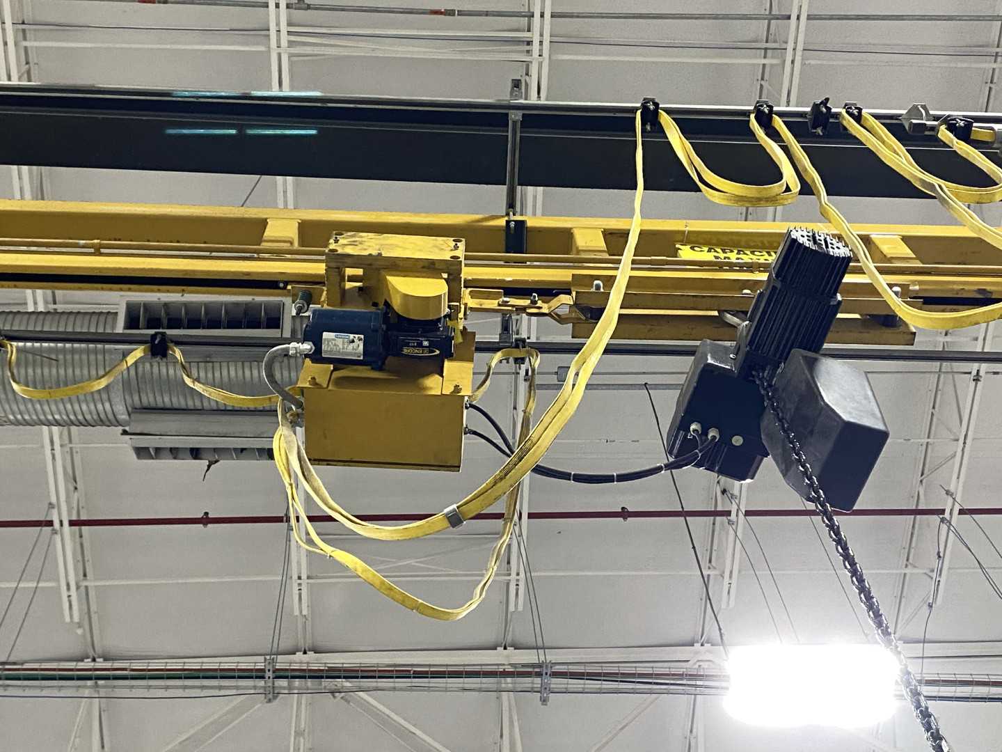 Spanco Freestanding Workstation Bridge 2000 Lbs. Max Capacity 26' x 41' x 18' TS w/ Street LX 1Ton Hoist. 460V, 3-Phase, 3 HP