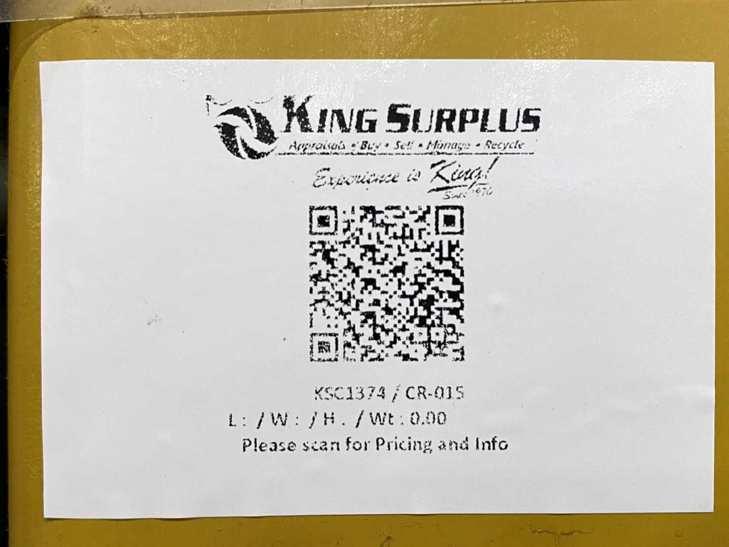 Freestanding Workstation Bridge 1000 Lbs. Max Capacity 24' x 54' x 17' TS w/ CM Lodestar F 1/2Ton Hoist. 460V, 3-Phase, 1/2 HP