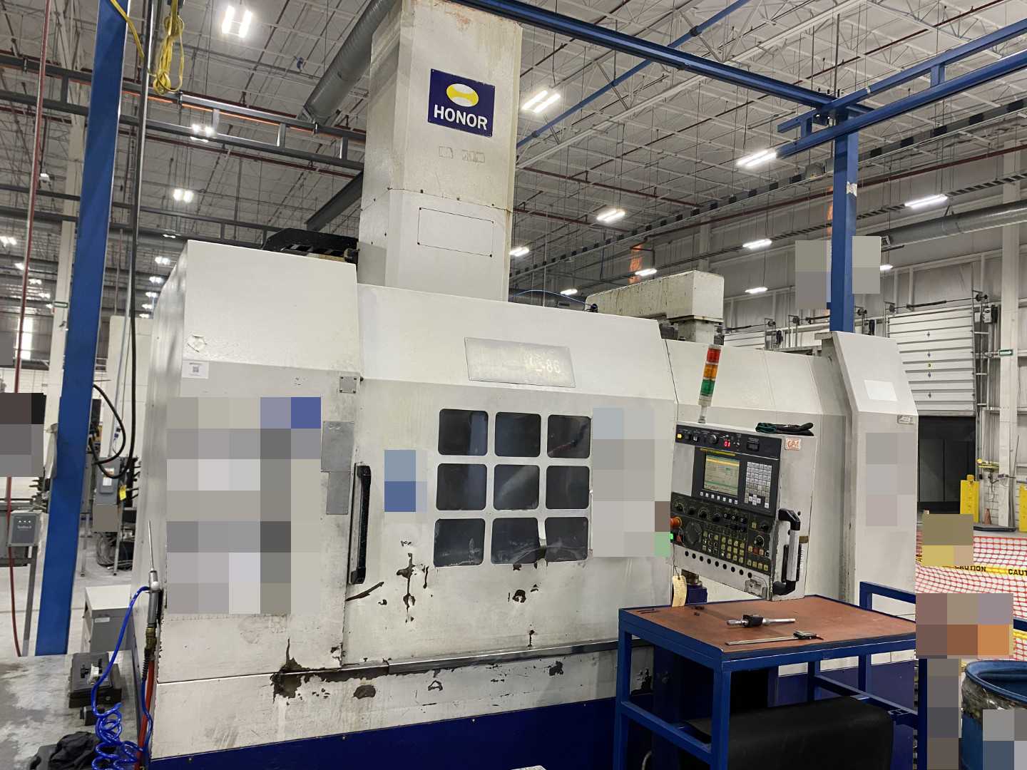 Gorbel Freestanding Workstation Bridge 1000 Lbs. Max Capacity 17' x 23' x 13' TS w/ Coffing JLC10163LCX 1/2Ton Hoist. 460V, 3-Phase, 1/2 HP