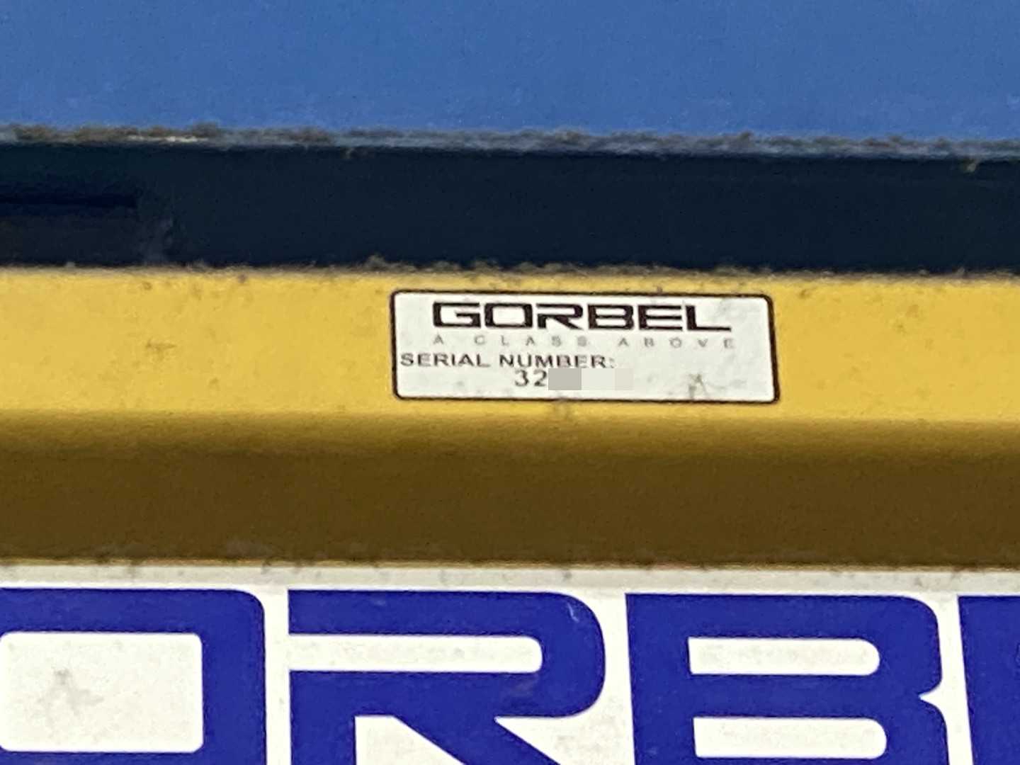 Gorbel Freestanding Workstation Bridge 2000 Lbs. Max Capacity 14' x 39' x 10' TS w/ Coffing 1Ton Hoist. 460V, 3-Phase, 1 HP