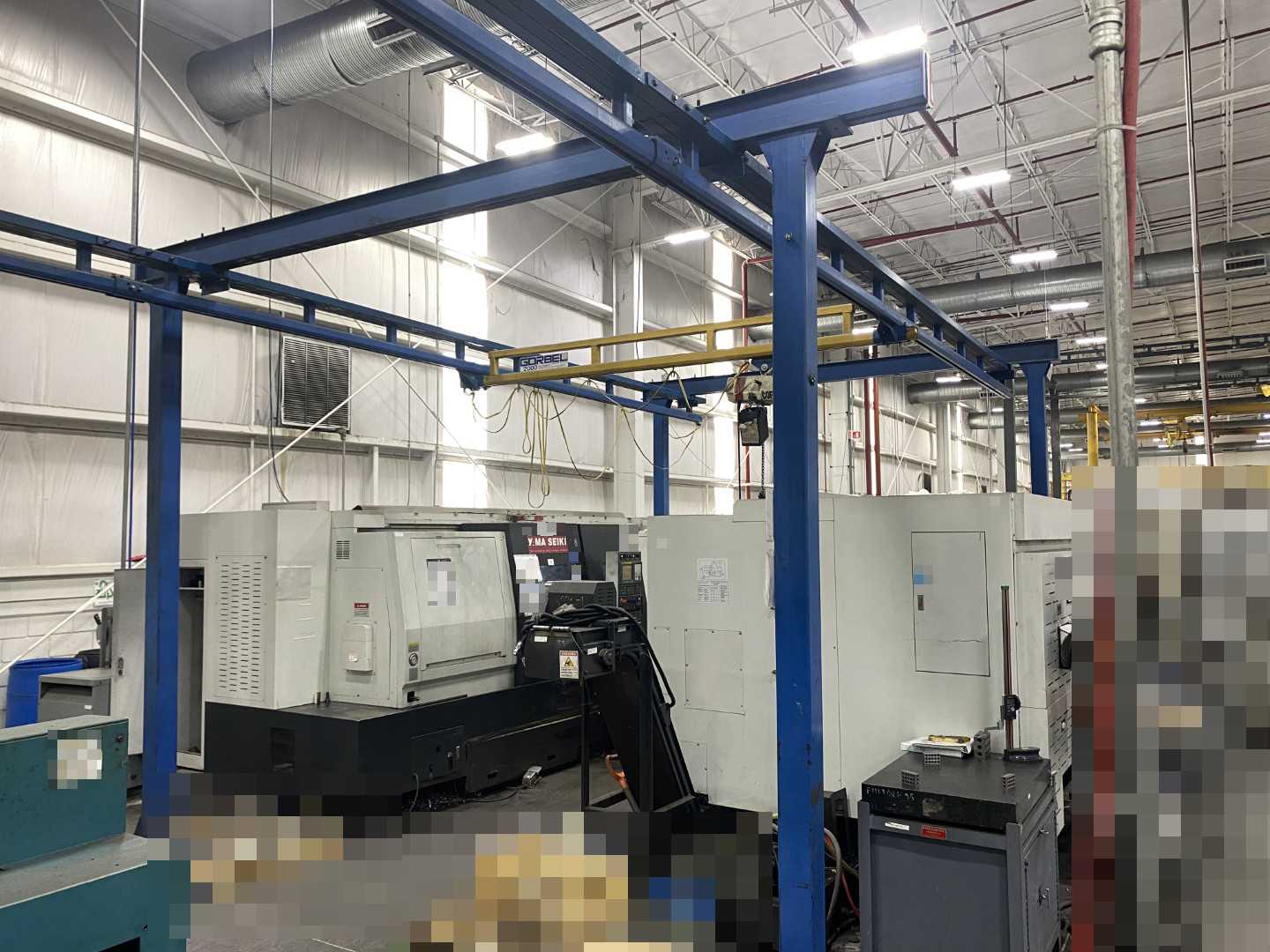 Yama Seiki GS-4000L CNC Horizontal Turning Center Fanuc 0i-TD, 18,086 Hours, 2010, 18" Chuck, 30.31" Swing, 24.41" Turn Dia, 32.2" Length, 30/37 kW, 12-Station Drum Turret