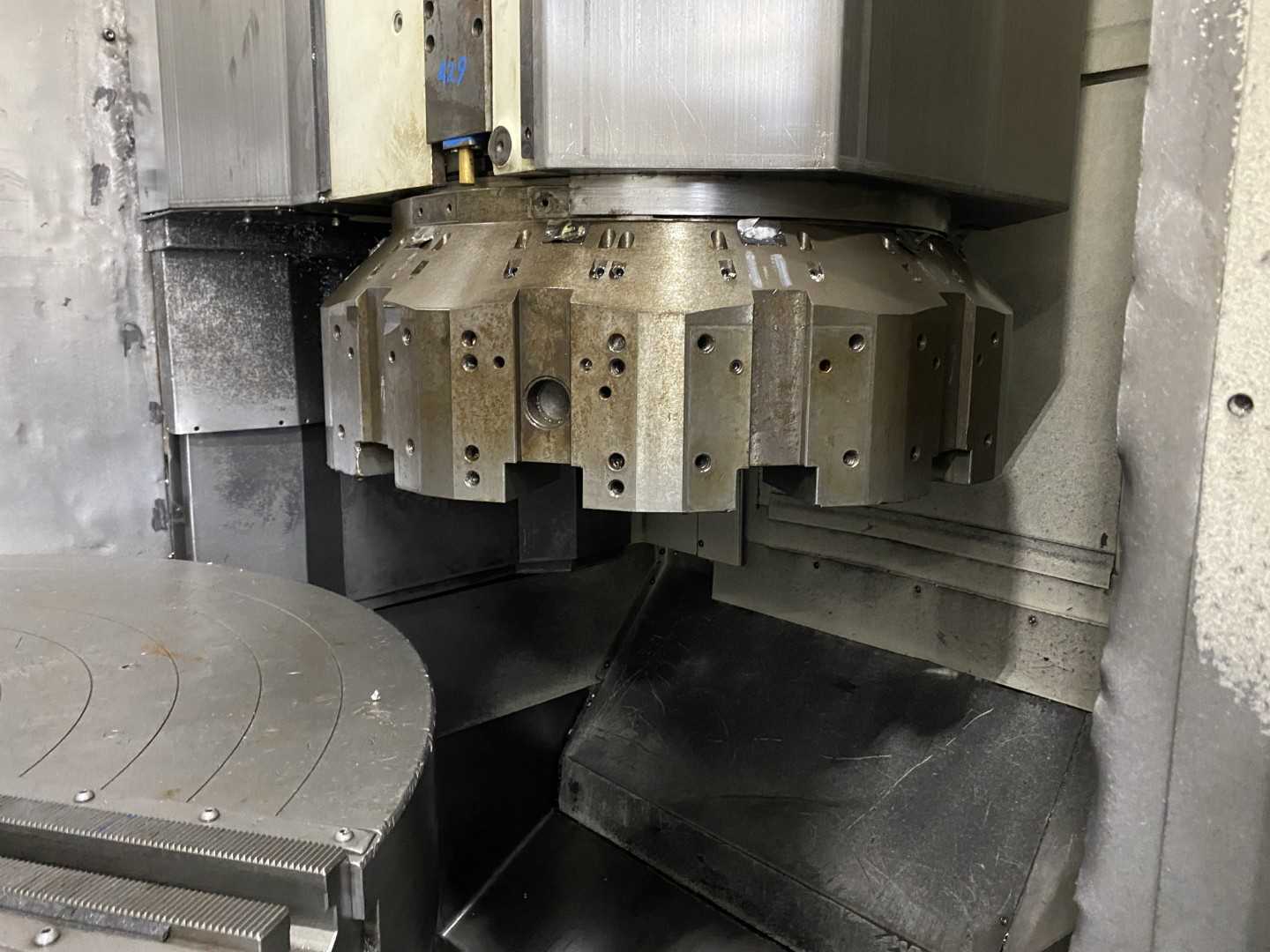 Mazak Megaturn Nexus 900 CNC Vertical Turning Center Mazatrol Matrix Nexus, 18,567 Hours, 2013, 36" Chuck, 39.37" Swing, 36.22" Turn Dia, 31.50" Turn Height, 12-Station Turret