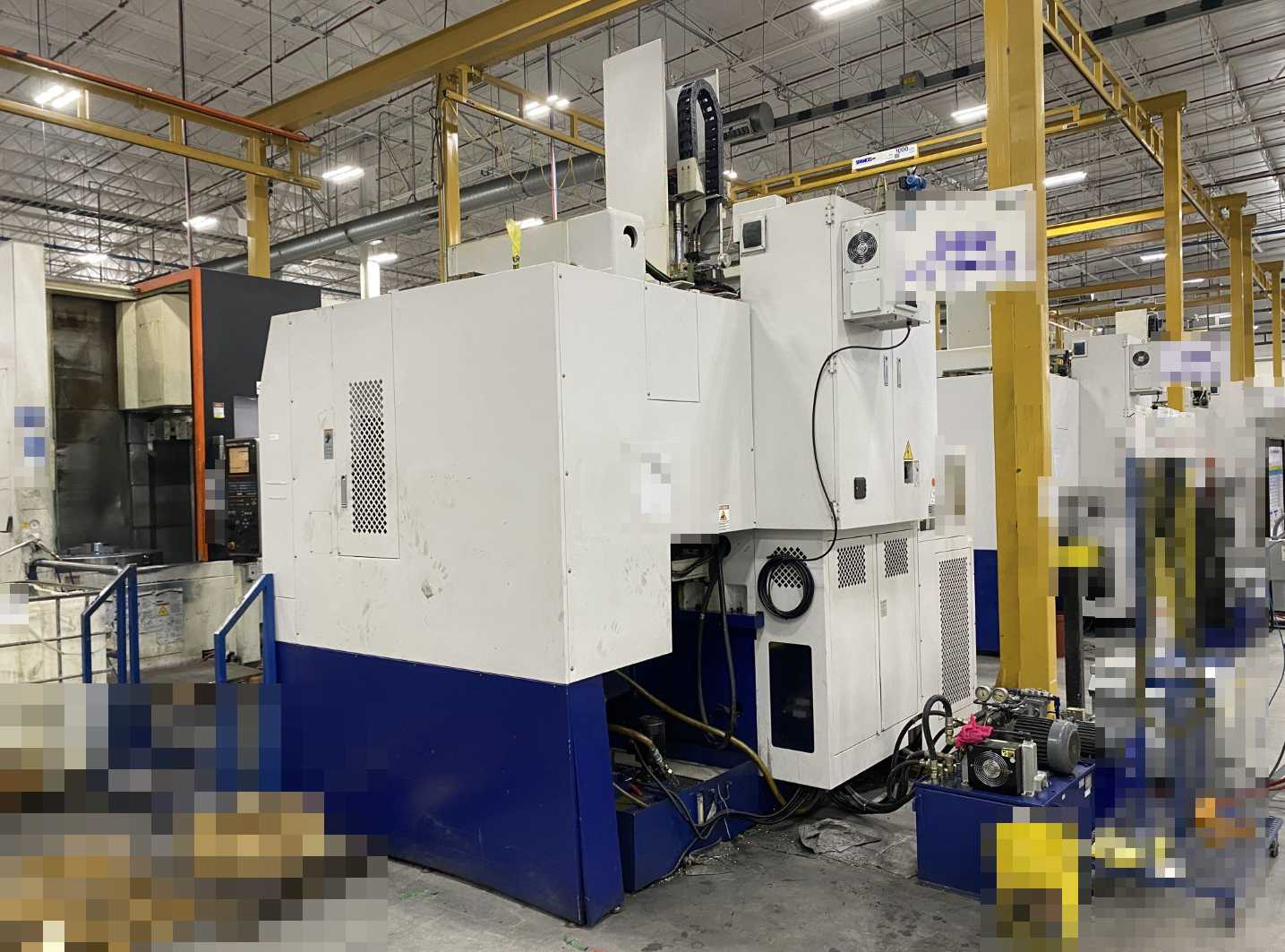 Honor Seiki VL-86C CNC Vertical Turning Center Fanuc 0i-TF, 17,656 Hours, 2016, 32" Table, 37.4" Swing, 37.4" Turn Dia, 25.5" Turn Height, 12-Station Turret, 70 kVA