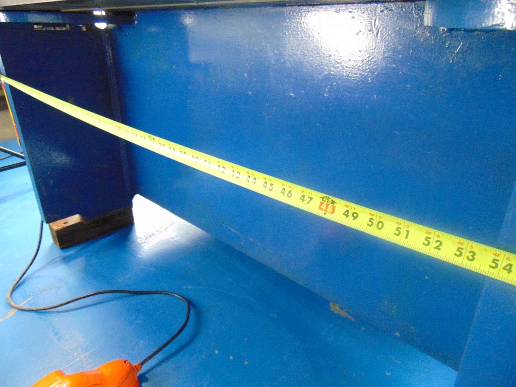 Columbia 0604L Metal Shear - 3/16" x 52" Blade, 7 Gauge - Heavy-Duty Industrial Cutting Machine