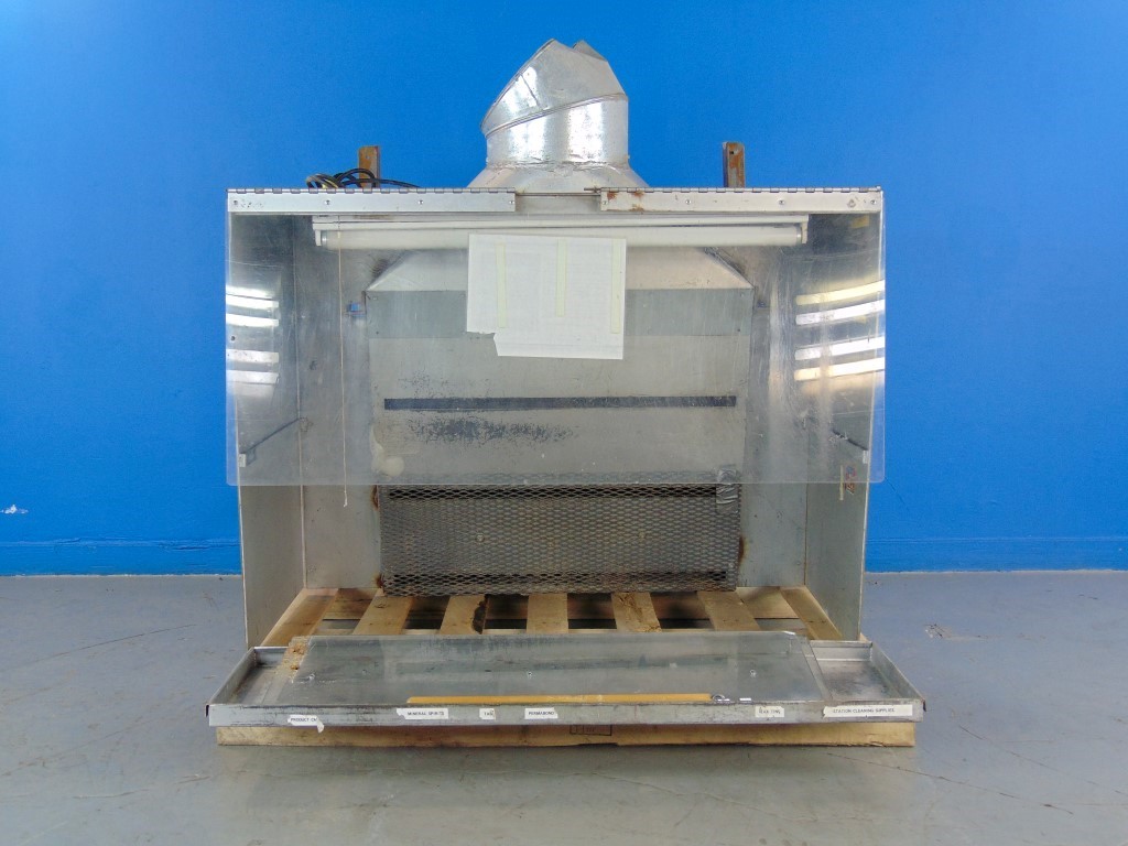 46" Countertop Fume Hood Galvanized Steel external suction fan not included