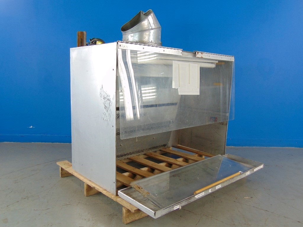 46" Countertop Fume Hood Galvanized Steel external suction fan not included