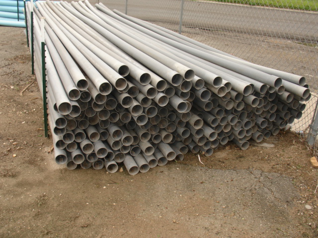 LOT OF 210 20' JOINTS ----- 13"X 20' EB-20 PVC Conduit Pipe Power & Comm. Duct