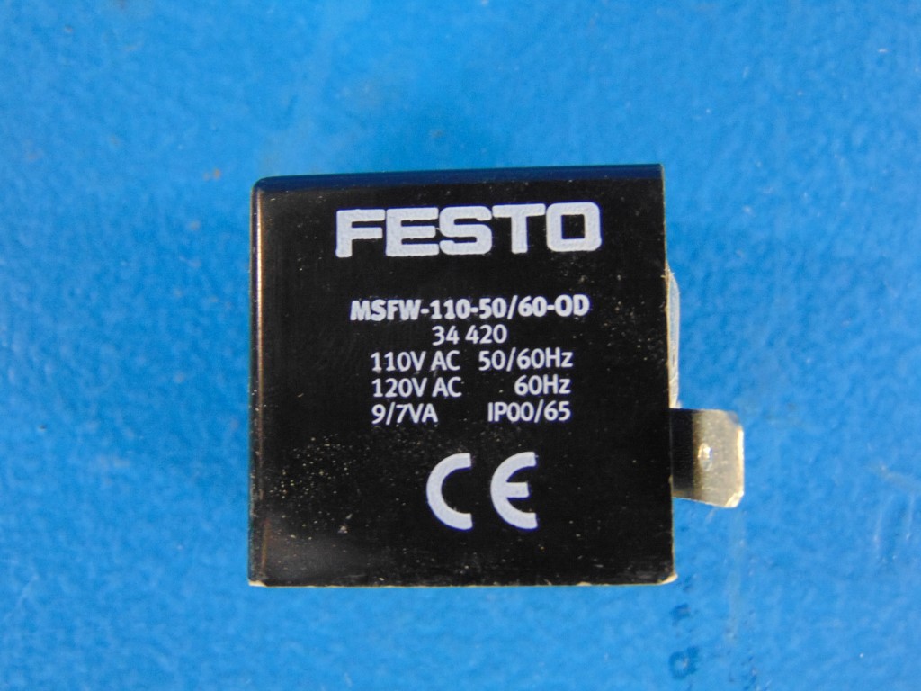 FESTO MSFW-100-50/60-OD Solenoid Valve  with MF-3-1/8 & Cable