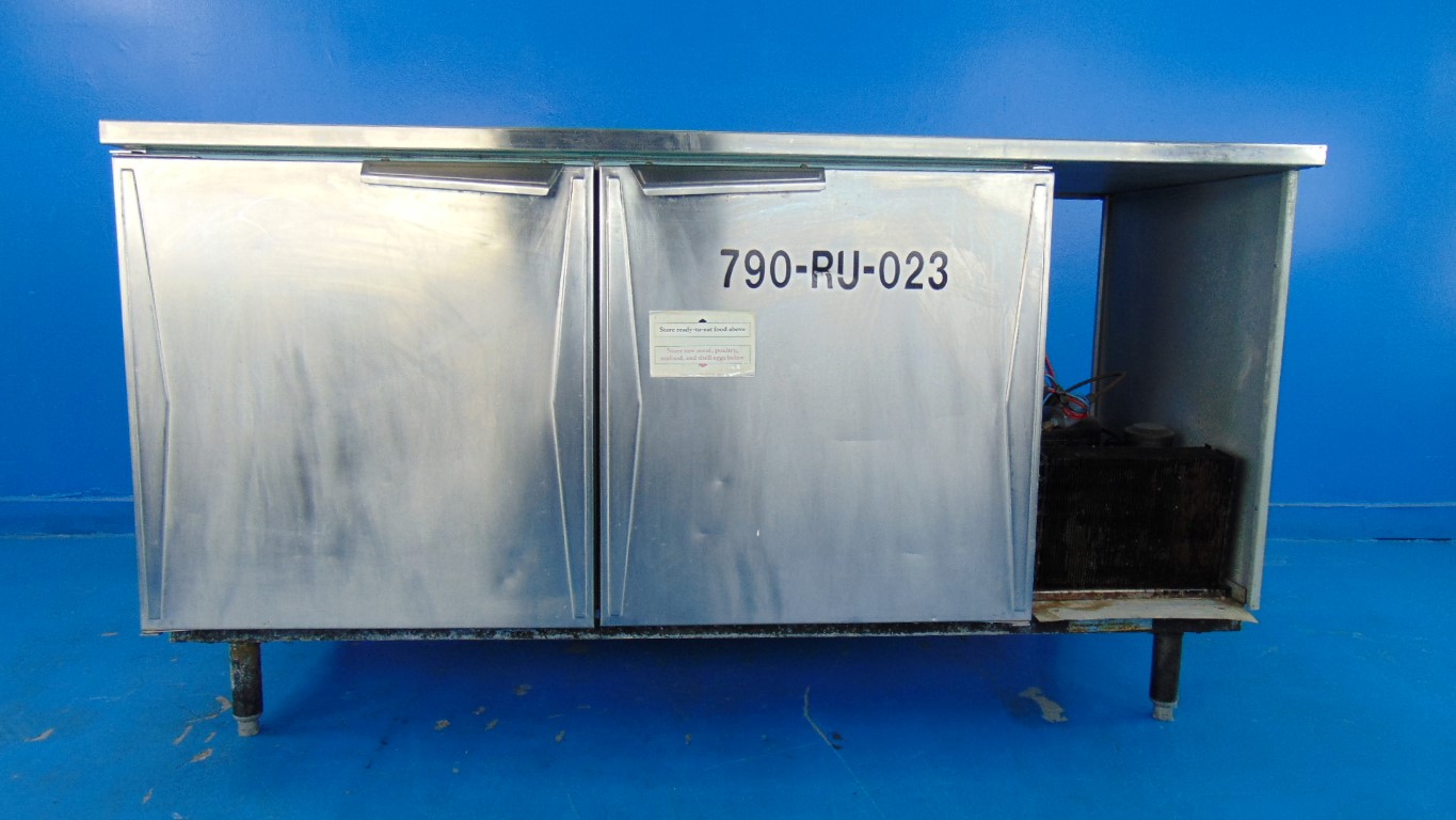 Ranco 5ft 2-Door Worktop Low Boy Cooler Refrigerator ASIS
