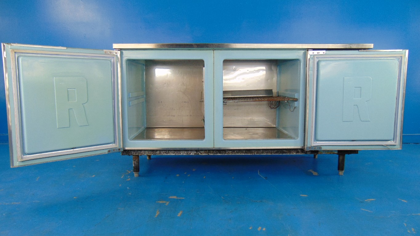 Ranco 5ft 2-Door Worktop Low Boy Cooler Refrigerator ASIS