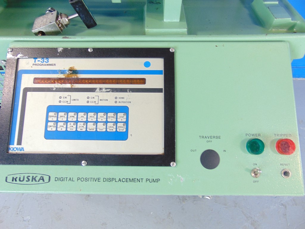 Ruska 1458 Proportioning Pump - Positive Displacement, 2-Cycle, 10,000 PSI - Industrial Fluid Control System