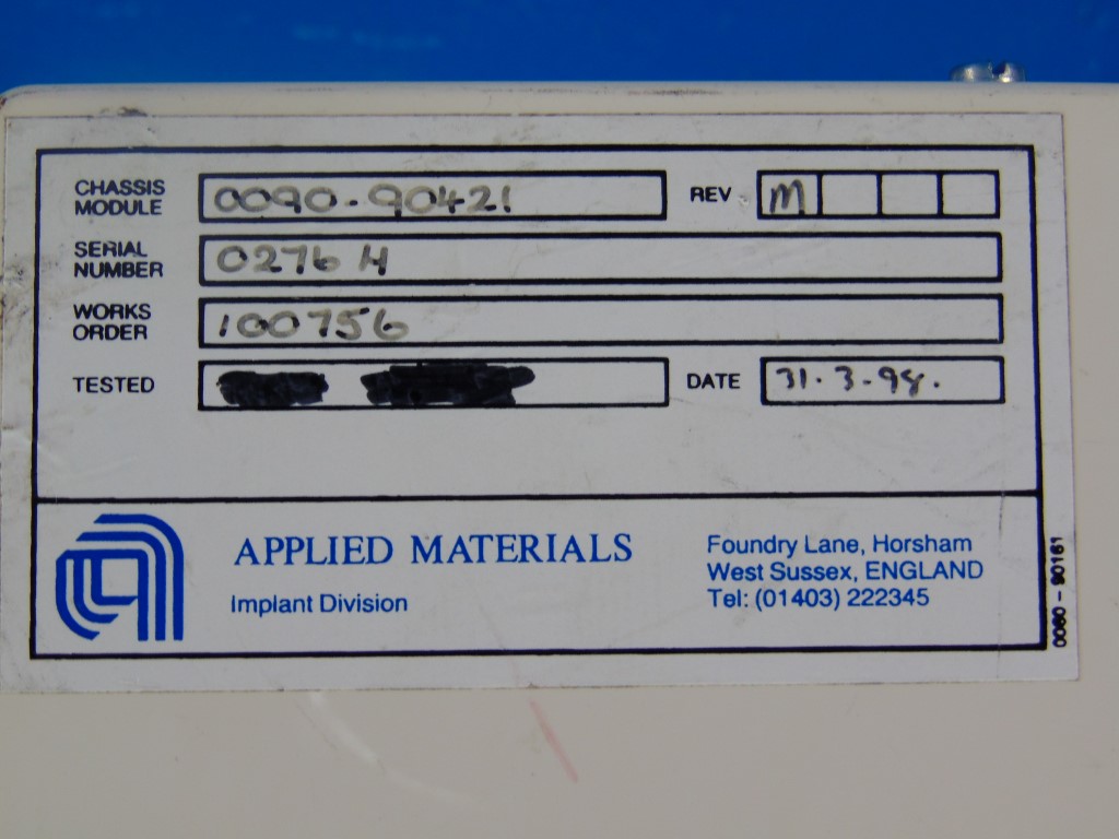 Applied Materials 0090-90421 Warning Beacon W/Overide 