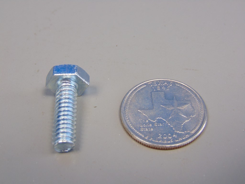 1/4-20X 3/4" Hex Head Bolt Zinc Plated