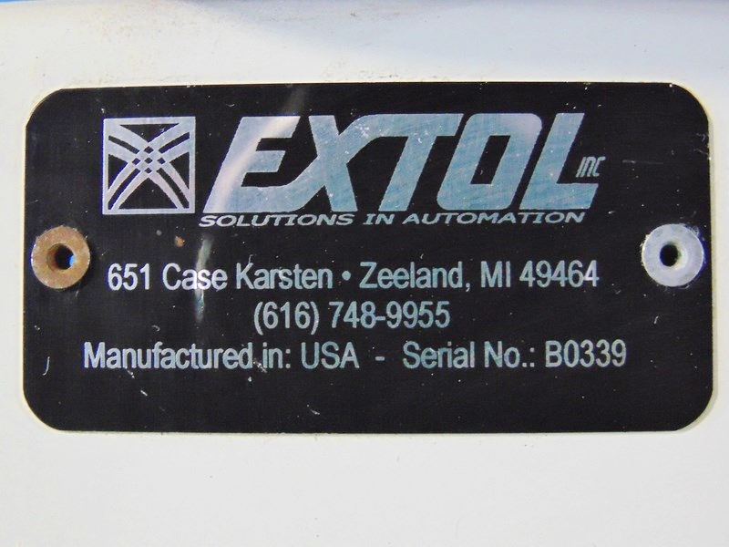 EXTOL InfraWeld BT1200 plastic welder w/ 12 InfraStake & punch holders 