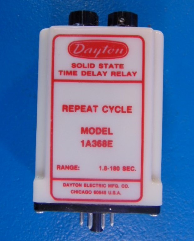 DAYTON 1A368E SOLID STATE TIME DELAY RELAY 120V 10AMP