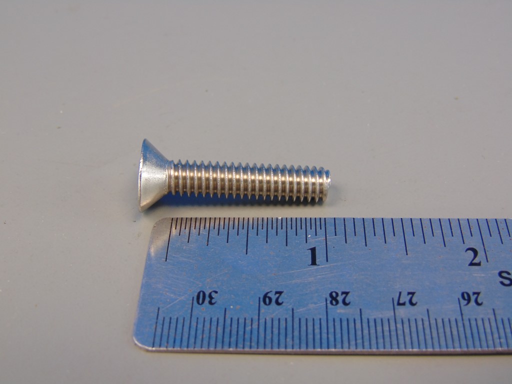 1/4-20 X 1" Machine Screw Countersink Allen Head Stainless(lot of 50) 