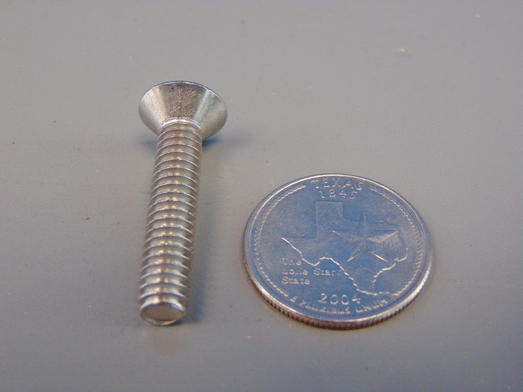 1/4-20 X 1" Machine Screw Countersink Allen Head Stainless(lot of 50) 