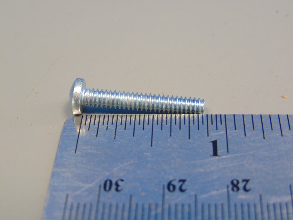 #6-32X 7/8" Machine Screw Pan Head Phillips Zinc Plated(lot of 100)