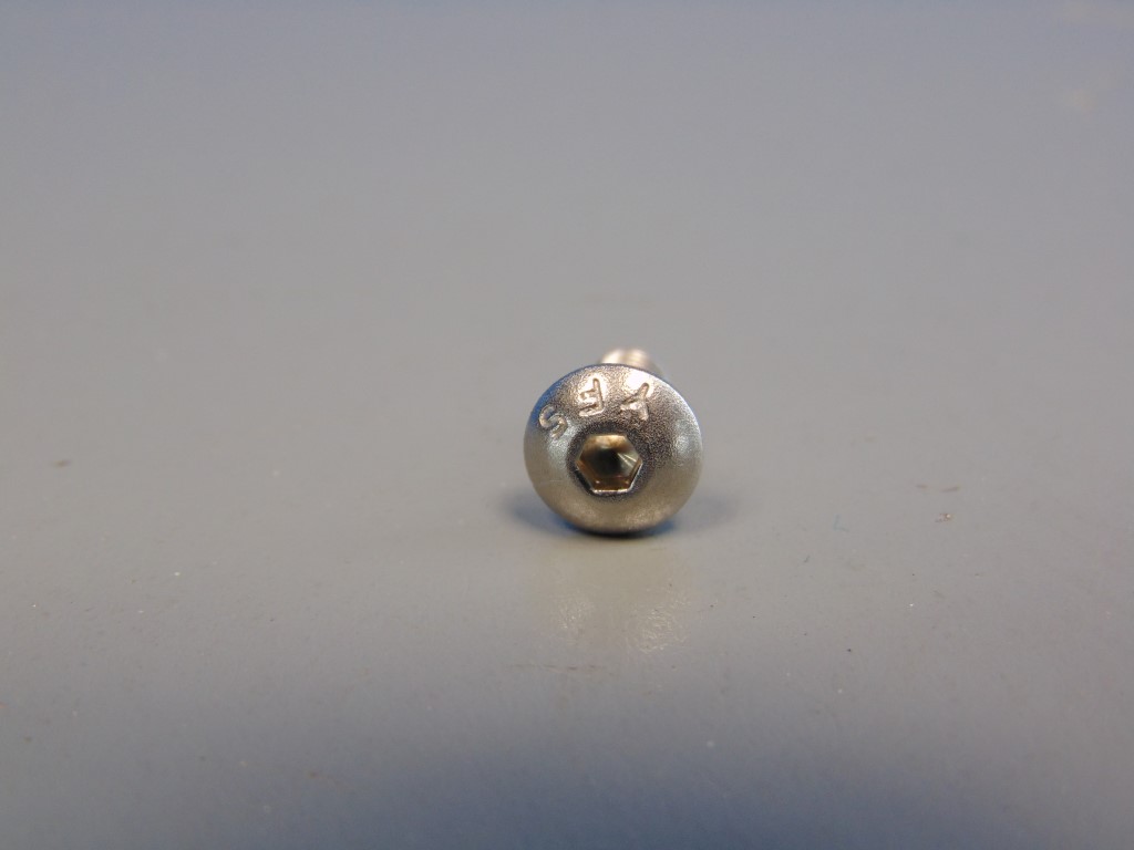 8-32 x 3/8" Stainless Steel Tamper Proof Security Button Head ScrewÂ (lot of 50)