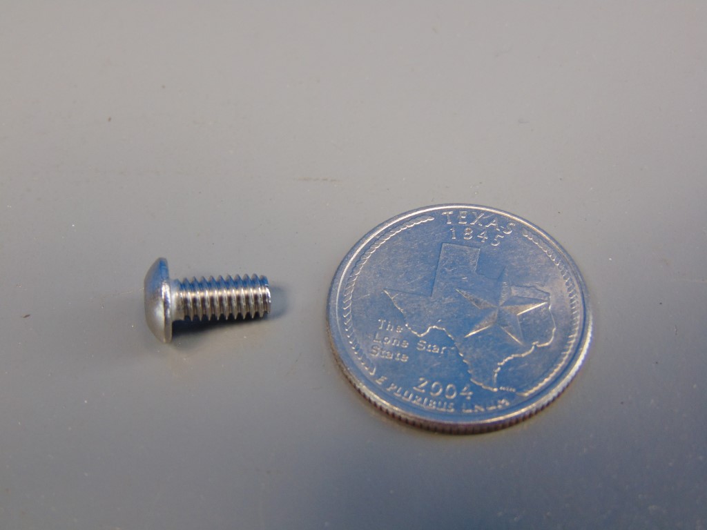 8-32 x 3/8" Stainless Steel Tamper Proof Security Button Head ScrewÂ (lot of 50)