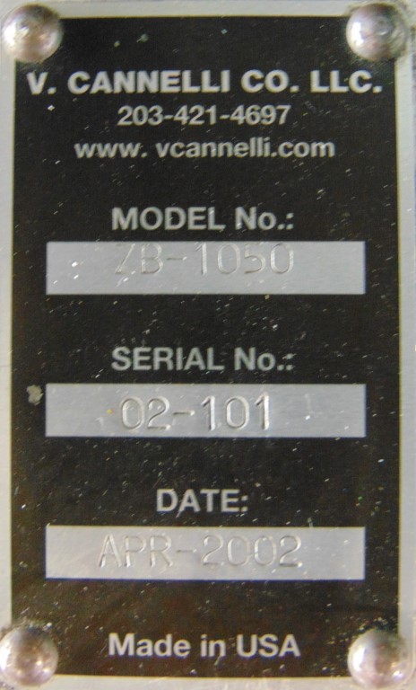 V. Cannelli  ZB-1050 Modular Workstation Bag Opener