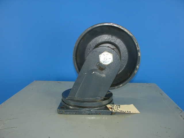 8,000LB V-Groove Swivel Caster 8"Dia x 4" Wide. Base 8.5" x 8.5" USA