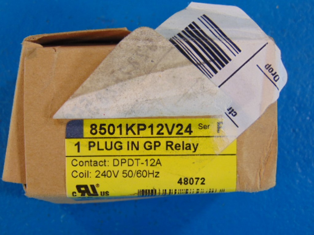 SQUARE D 8501KP12V24 8PIN 240V 50/60HZ MULTIPOINT RELAY