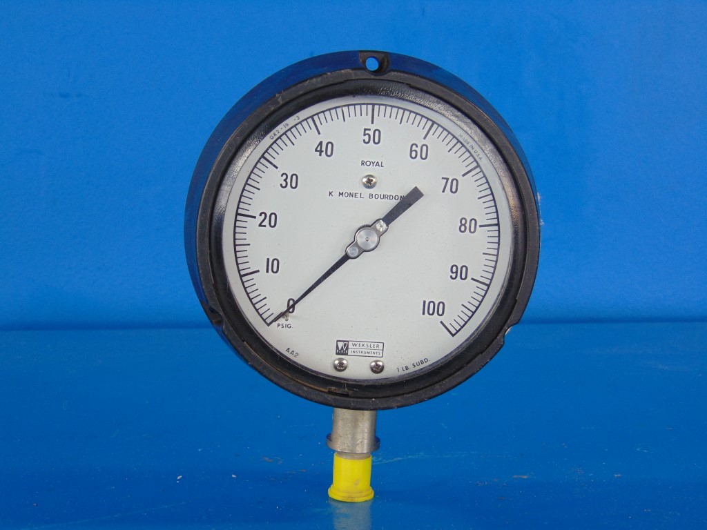 Weksler Instrument Gauge 0-100