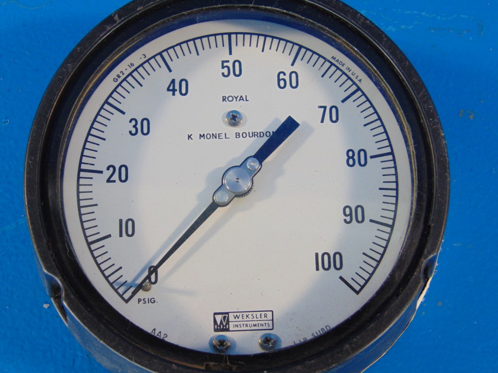 Weksler Instrument Gauge 0-100