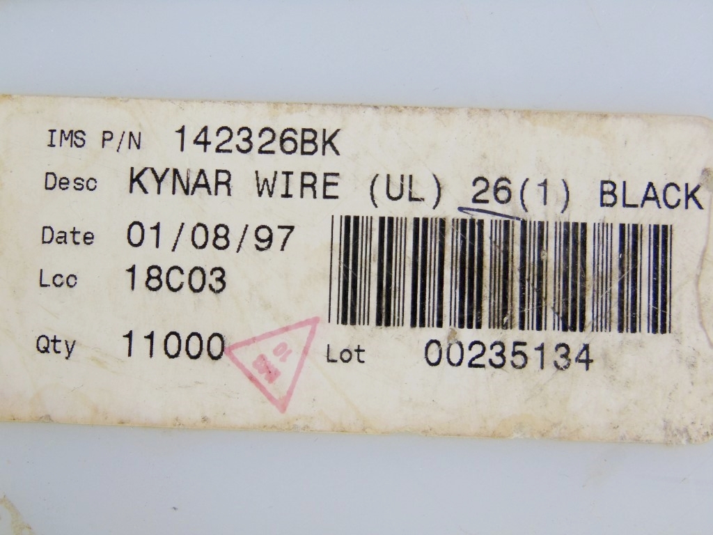 26 GA . AWG PMC Kynar Silver Plated Wire 11,000 FT Estimated