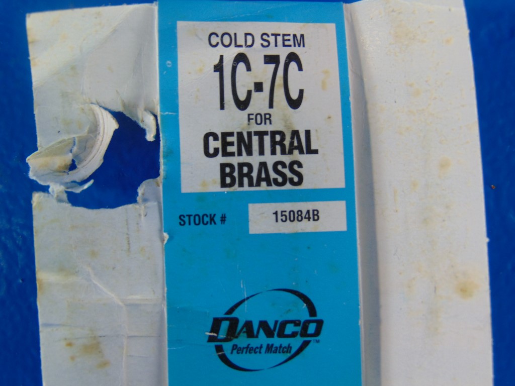 Danco 1C-7C Cold Stem for central brass faucets 