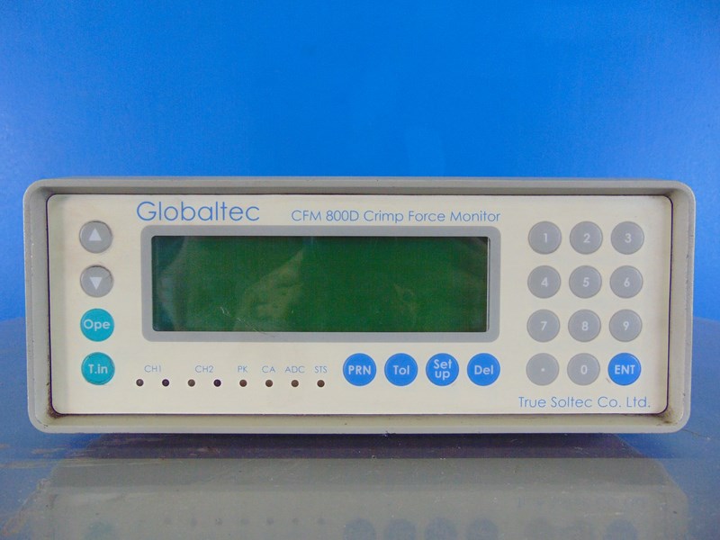 GLOBALTEC CFM 800D CRIMP FORCE MONITOR P/N 600-000297