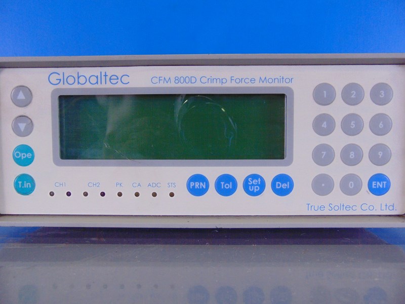 GLOBALTEC CFM 800D CRIMP FORCE MONITOR P/N 600-000297