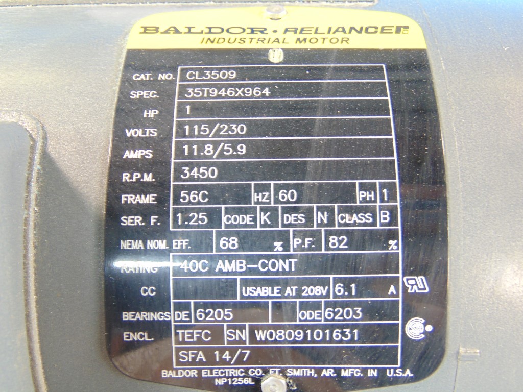 Kalamzoo S4SV 4" x 36" Belt Sander w Dust Collector Base 